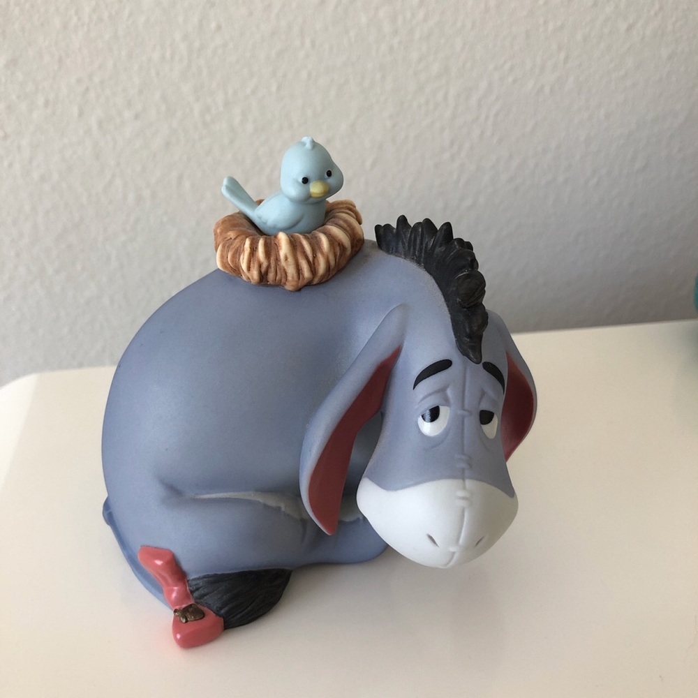 Vintage Eeyore glass figurine